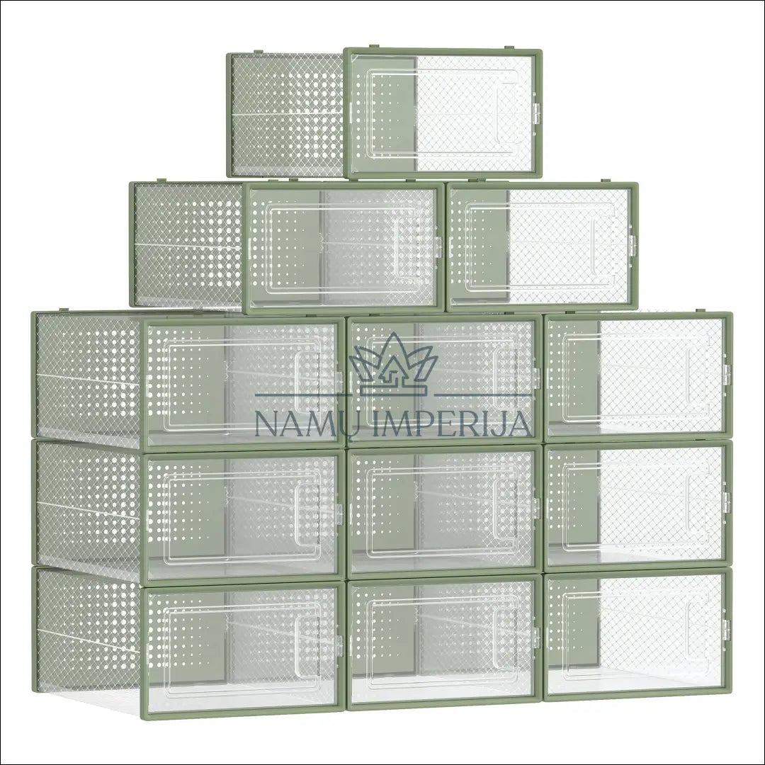 Batų dėžučių komplektas 12 vnt SM1946 €51 Save 40% 50 100, __label:Pristatymas 5 14 d.d., notouch30, song 33.3x23x14cm
