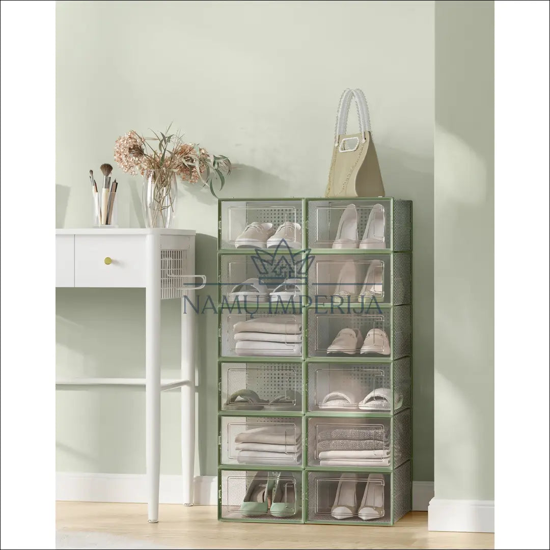 Batų dėžučių komplektas 12 vnt SM1946 €51 Save 40% 50 100, __label:Pristatymas 5 14 d.d., notouch30, song 33.3x23x14cm