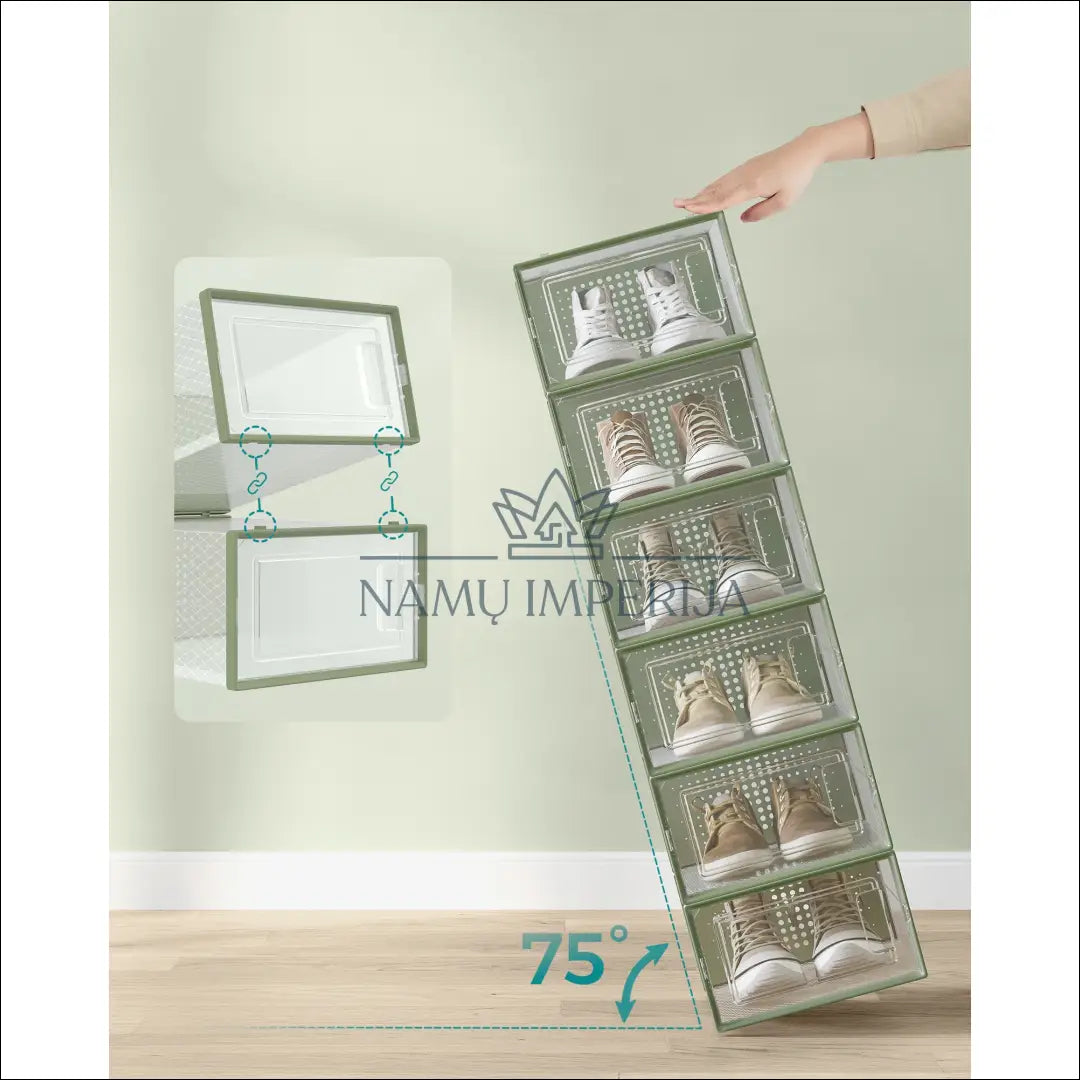 Batų dėžučių komplektas 12 vnt SM1946 €51 Save 40% 50 100, __label:Pristatymas 5 14 d.d., notouch30, song 33.3x23x14cm