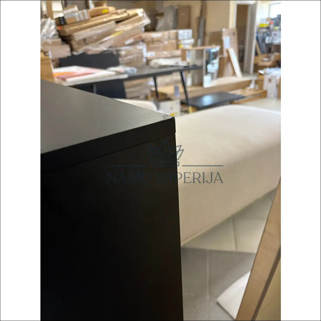 Batų komoda KI1283 €65 Save 80% 50 100, __label:Pristatymas 1 2 d.d., color juoda, ruda, material mediena €50 to €100