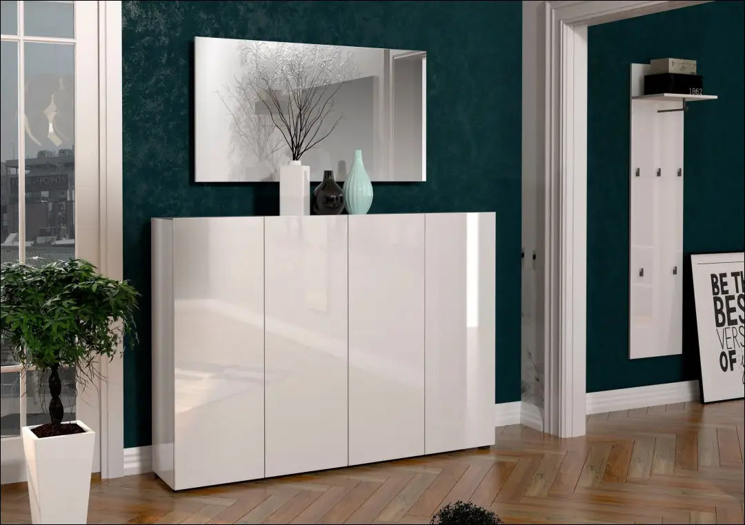 Batų komoda KI1654 - €210 Save 50% __label:Pristatymas 1-2 d.d., batu-lentyna, batu-spintele, color-balta,