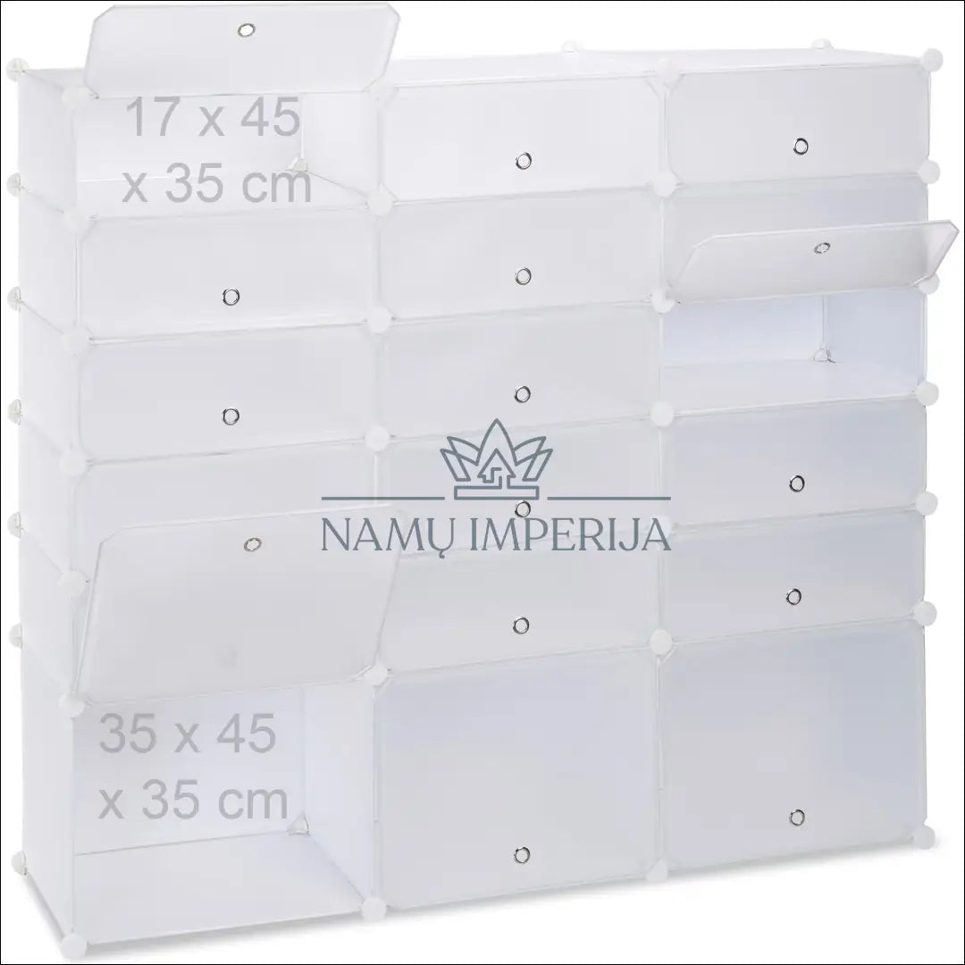 Batų lentyna KI1406 - €37 Save 50% 25-50, __label:Pristatymas 1-2 d.d., batu-lentyna, batu-spintele, color-balta €25