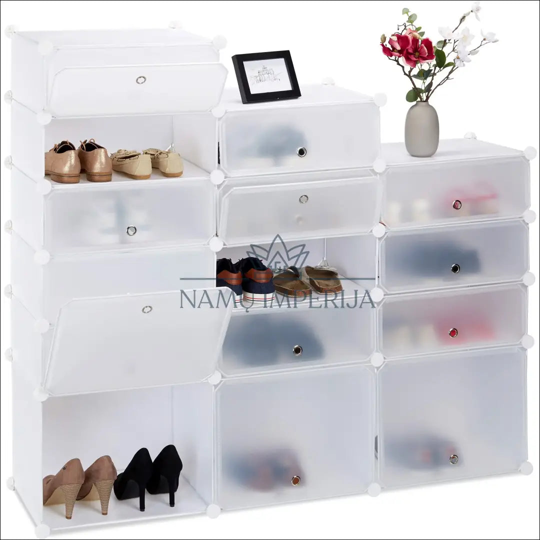 Batų lentyna KI1406 - €37 Save 50% 25-50, __label:Pristatymas 1-2 d.d., batu-lentyna, batu-spintele, color-balta €25