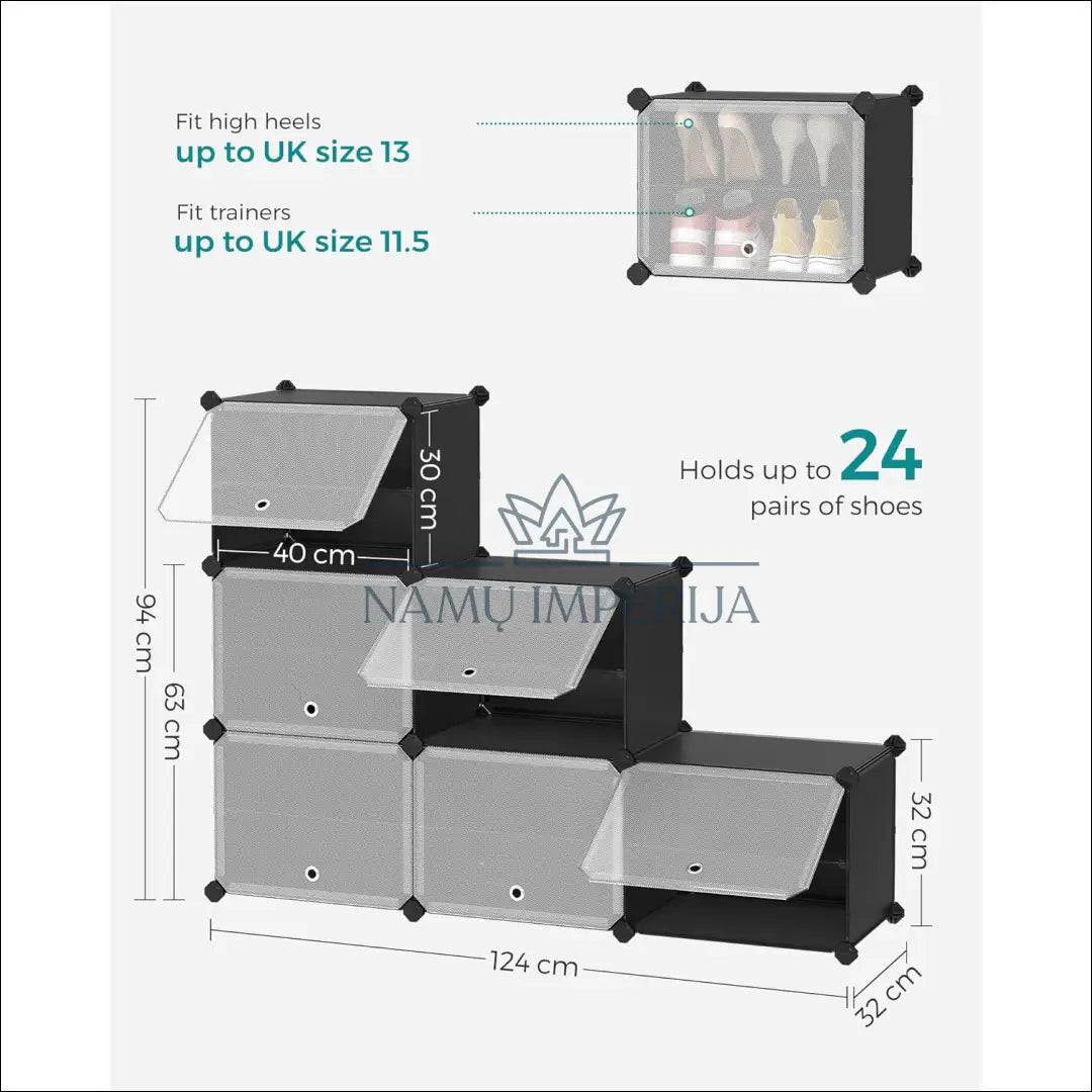 Batų lentyna SM974 - €68 Save 30% 50-100, __label:Pristatymas 5-14 d.d., batu-lentyna, NEW-SONGMICS, notouch30