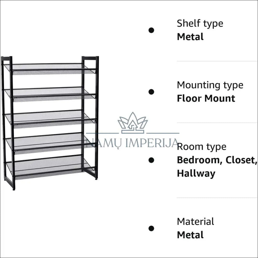 Batų lentyna SM978 - €77 Save 10% 50-100, __label:Pristatymas 5-14 d.d., batu-lentyna, notouch10, song