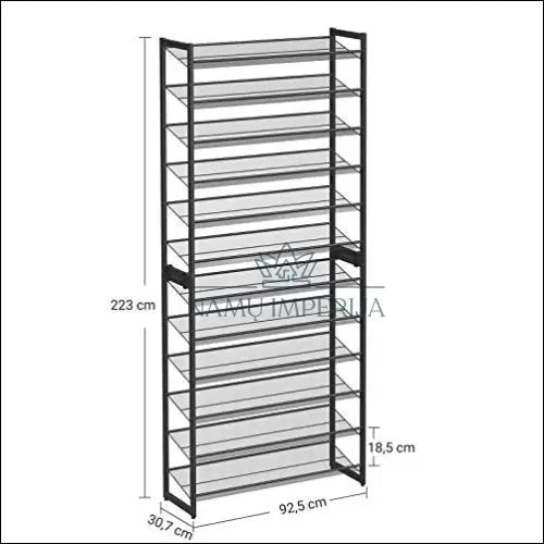 Batų lentyna SM988 - €177 Save 30% 100-200, __label:Pristatymas 5-14 d.d., batu-lentyna, notouch30, prieskambaris