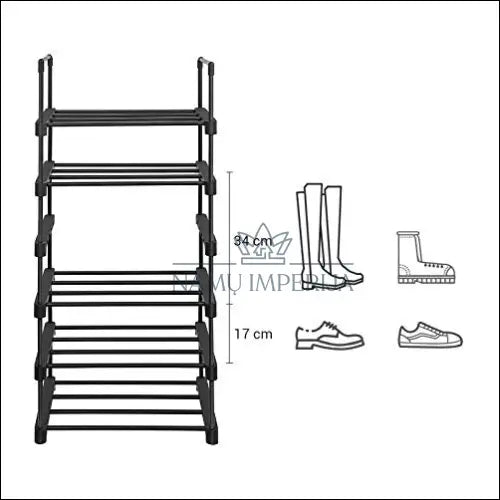 Batų lentyna SM990 - €53 Save 30% 50-100, __label:Pristatymas 5-14 d.d., batu-lentyna, notouch30, song 45x30x106cm