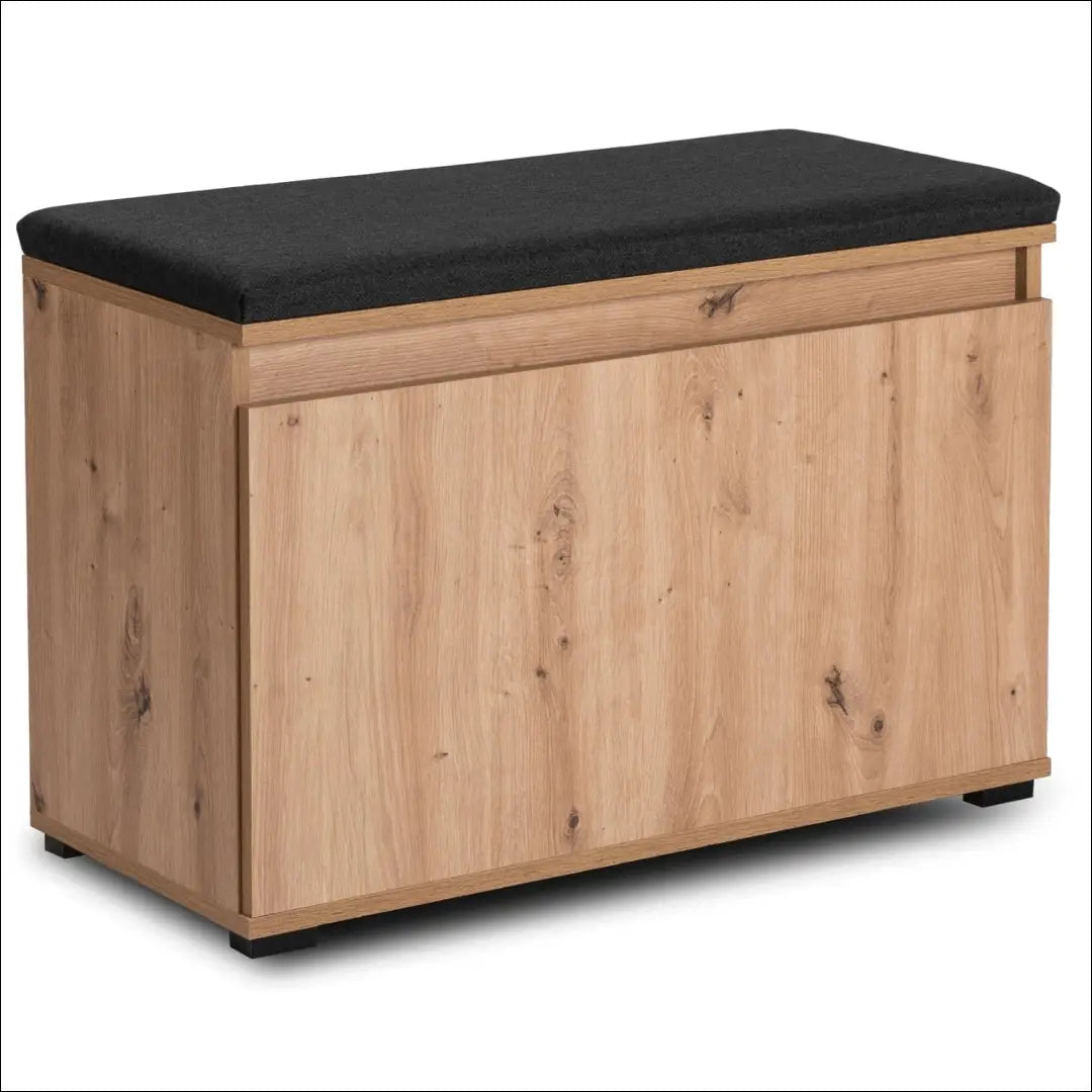 Batų spintelė iš MDF ąžuolo spalvos / grafito 80 cm TE795 - €116 Save 15% 100-200, __label:Pristatymas 5-14 d.d.,
