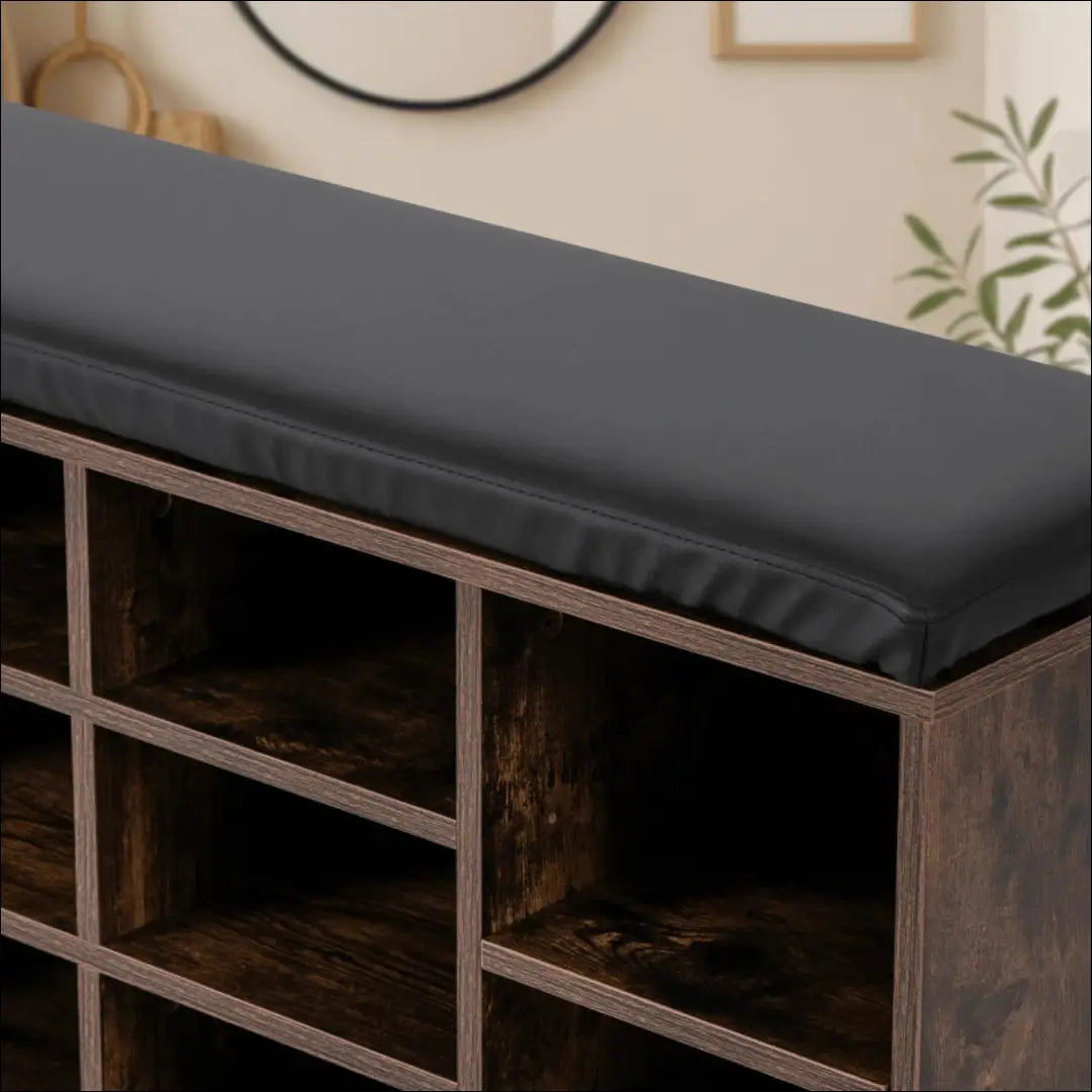 Batų spintelė juodos spalvos / ąžuolo 104 cm TE1090 - €90 Save 15% 50-100, __label:Pristatymas 5-14 d.d., elite,