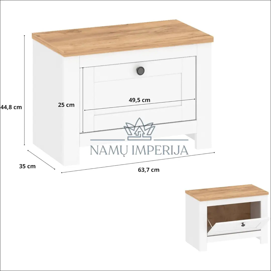 Batų spintelė KI1133 - €55 Save 50% 50-100, __label:Pristatymas 1-2 d.d., batu-lentyna, batu-spintele, batu-suoliukas
