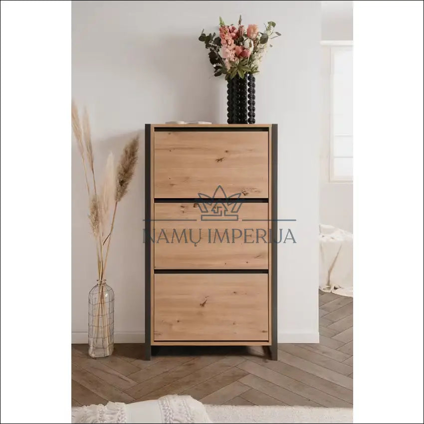 Batų spintelė KI1199 - €84 Save 50% 50-100, __label:Pristatymas 1-2 d.d., batu-lentyna, batu-spintele, color-pilka €50