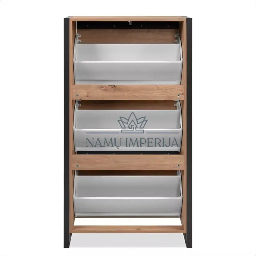 Batų spintelė KI1199 - €84 Save 50% 50-100, __label:Pristatymas 1-2 d.d., batu-lentyna, batu-spintele, color-pilka €50