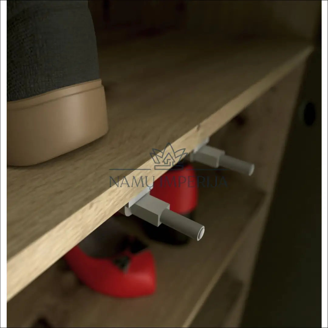 Batų spintelė KI1216 - €143 Save 50% 100-200, __label:Pristatymas 1-2 d.d., batu-lentyna, batu-spintele, color-ruda