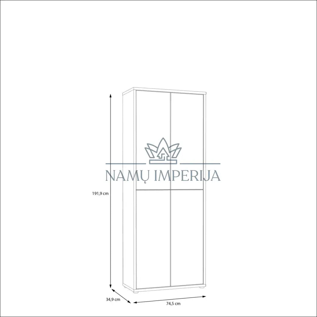 Batų spintelė KI1216 - €143 Save 50% 100-200, __label:Pristatymas 1-2 d.d., batu-lentyna, batu-spintele, color-ruda