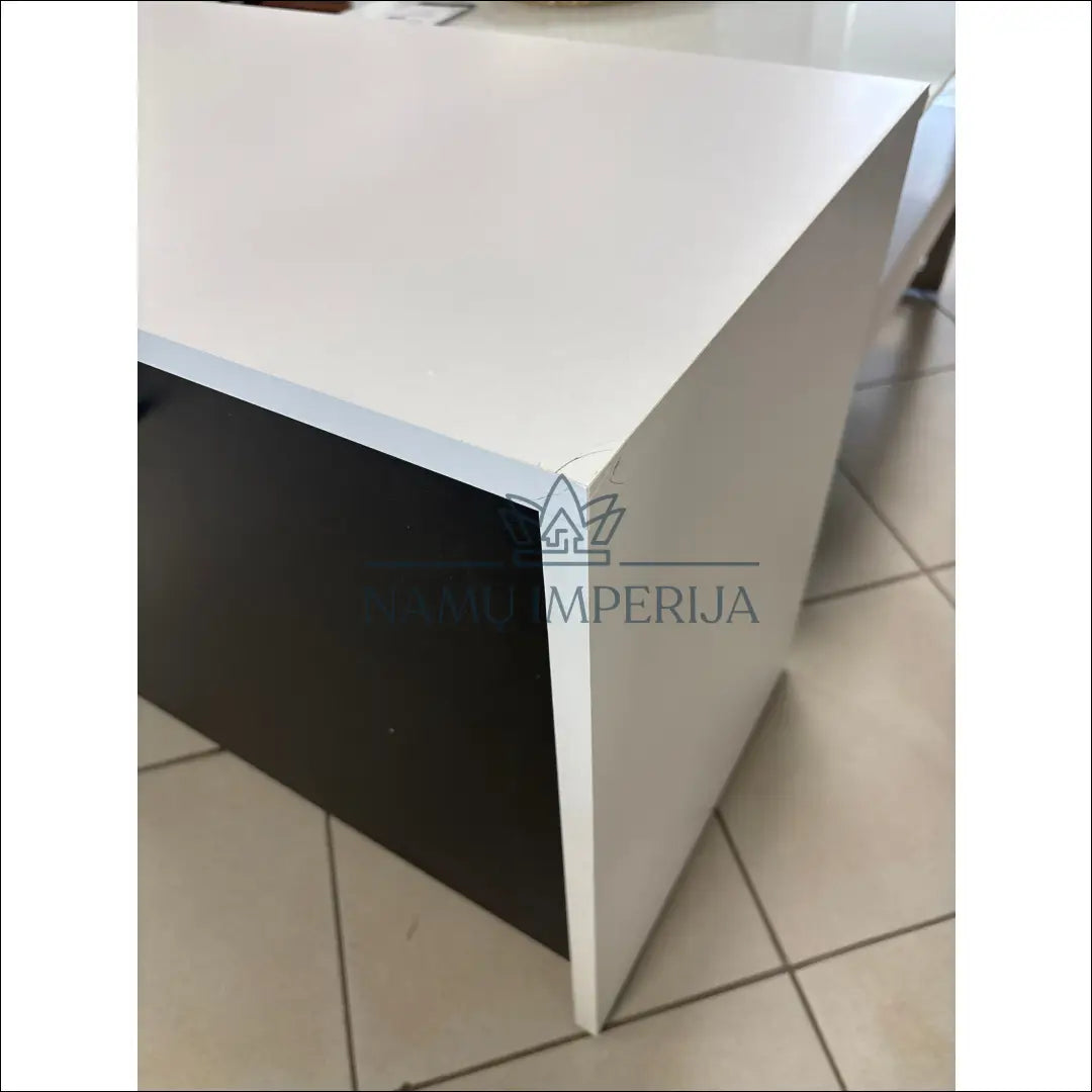 Batų spintelė KI1223 - €20 Save 75% __label:Pristatymas 1-2 d.d., color-balta, color-juoda, material-mediena, pazeistas