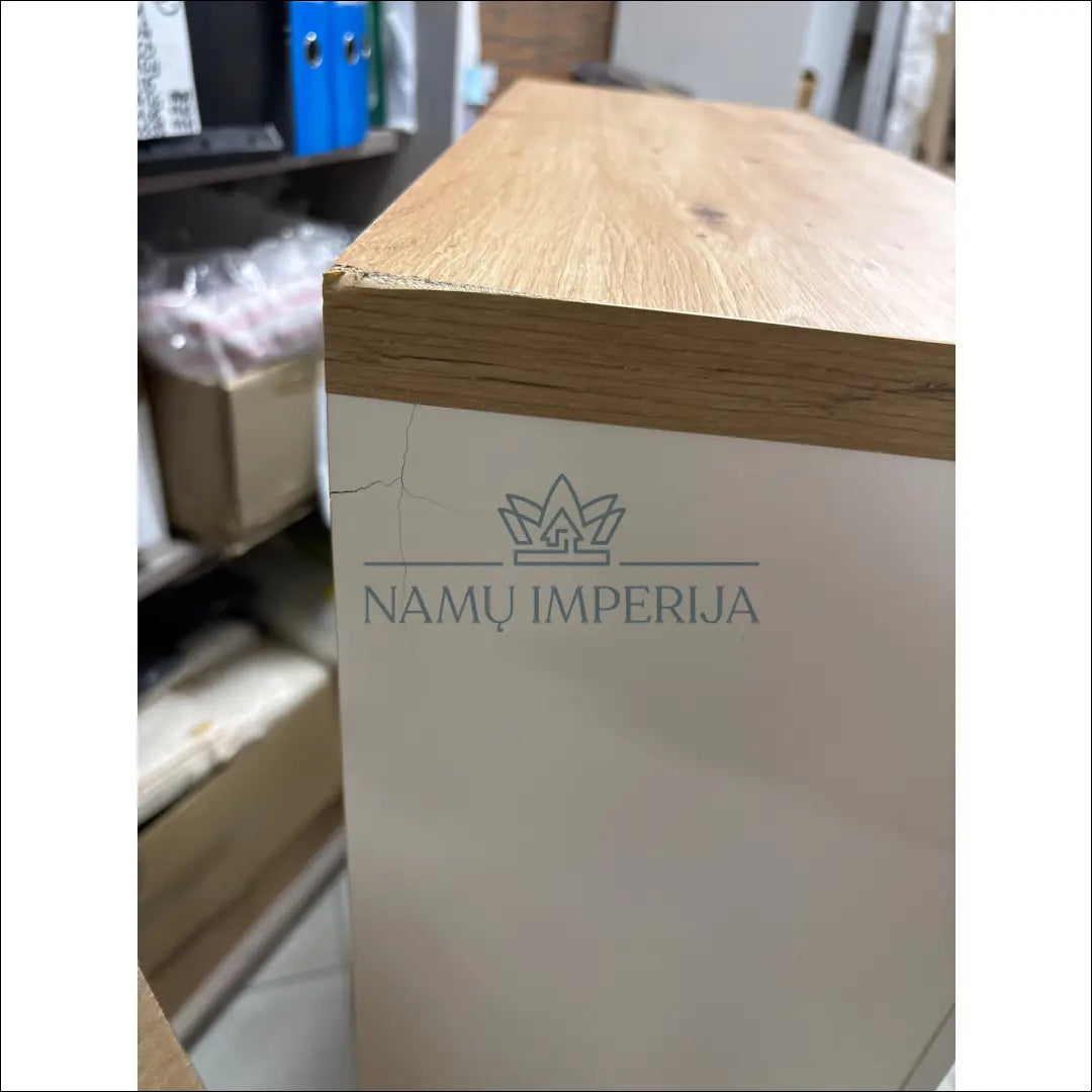 Batų spintelė KI1226 €63 Save 80% 50 100, __label:Pristatymas 1 2 d.d., color balta, ruda, material mdf €50 to €100