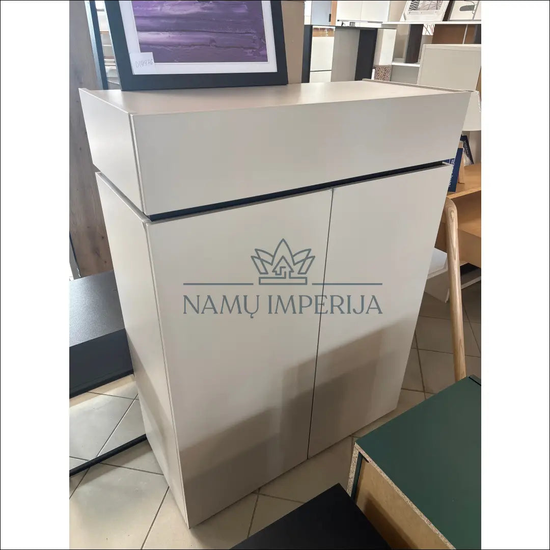 Batų spintelė KI1264 €75 Save 80% 50 100, __label:Pristatymas 1 2 d.d., color kremas, material mediena, pazeistas €50