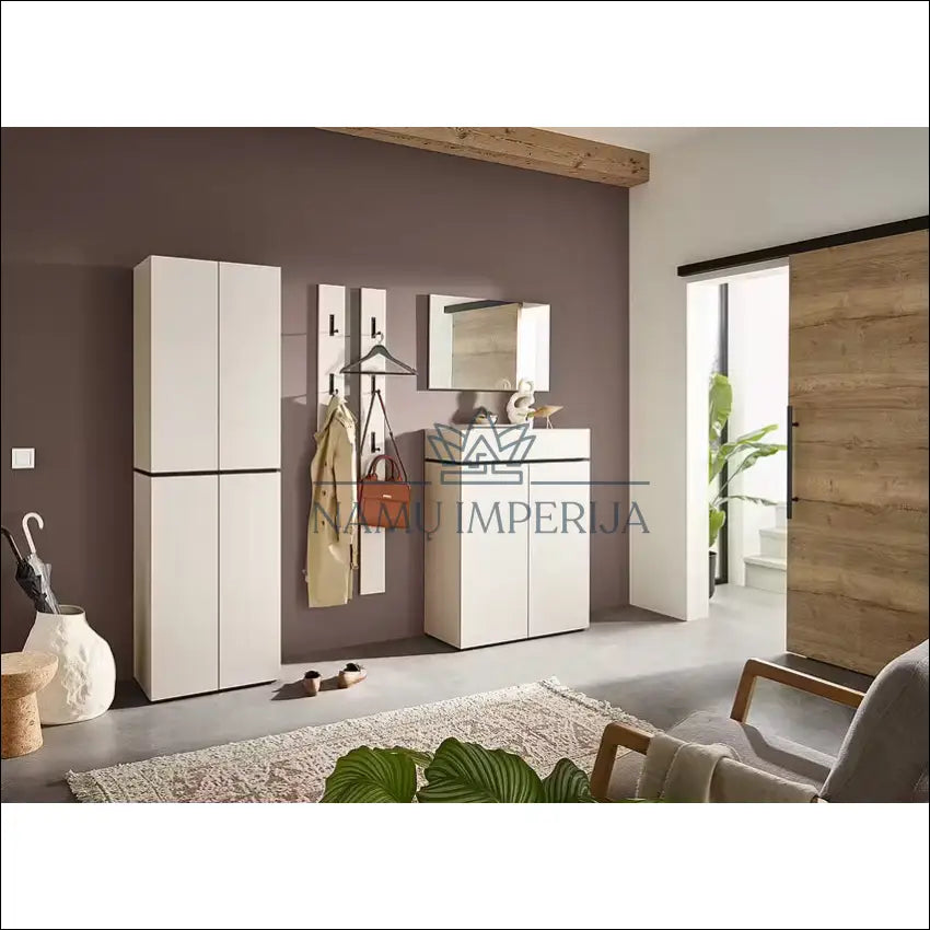 Batų spintelė KI1264 €75 Save 80% 50 100, __label:Pristatymas 1 2 d.d., color kremas, material mediena, pazeistas €50