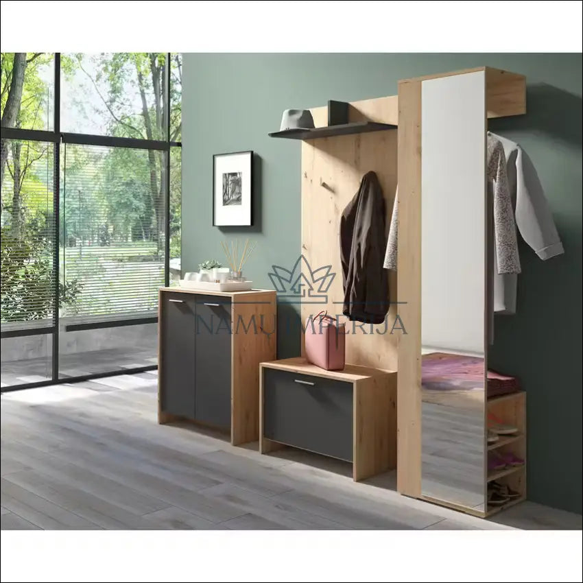 Batų spintelė KI1275 €57 Save 50% 50 100, __label:Pristatymas 1 2 d.d., batu lentyna, spintele, color pilka €50 to €100