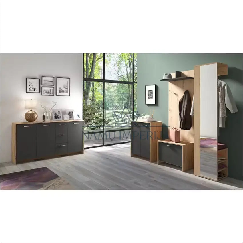 Batų spintelė KI1275 €57 Save 50% 50 100, __label:Pristatymas 1 2 d.d., batu lentyna, spintele, color pilka €50 to €100