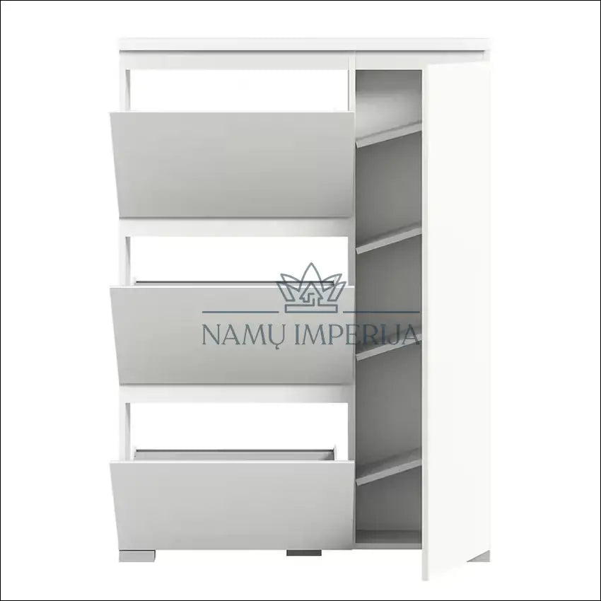 Batų spintelė KI1342 - €45 Save 75% 25-50, __label:Pristatymas 1-2 d.d., color-balta, material-mediena, pazeistas €25