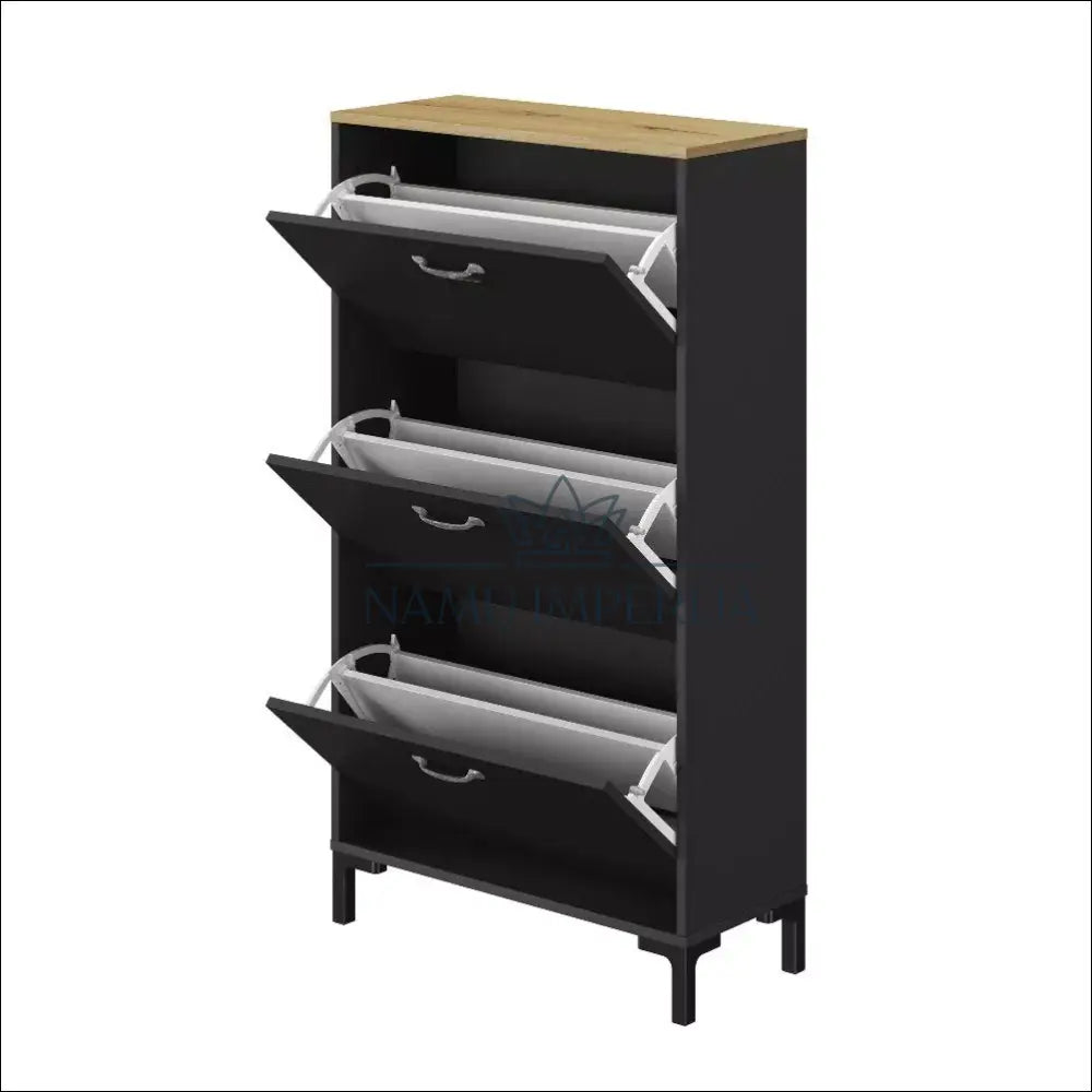 Batų spintelė KI1352 - €110 Save 50% 100-200, __label:Pristatymas 1-2 d.d., batu-lentyna, batu-spintele, color-juoda