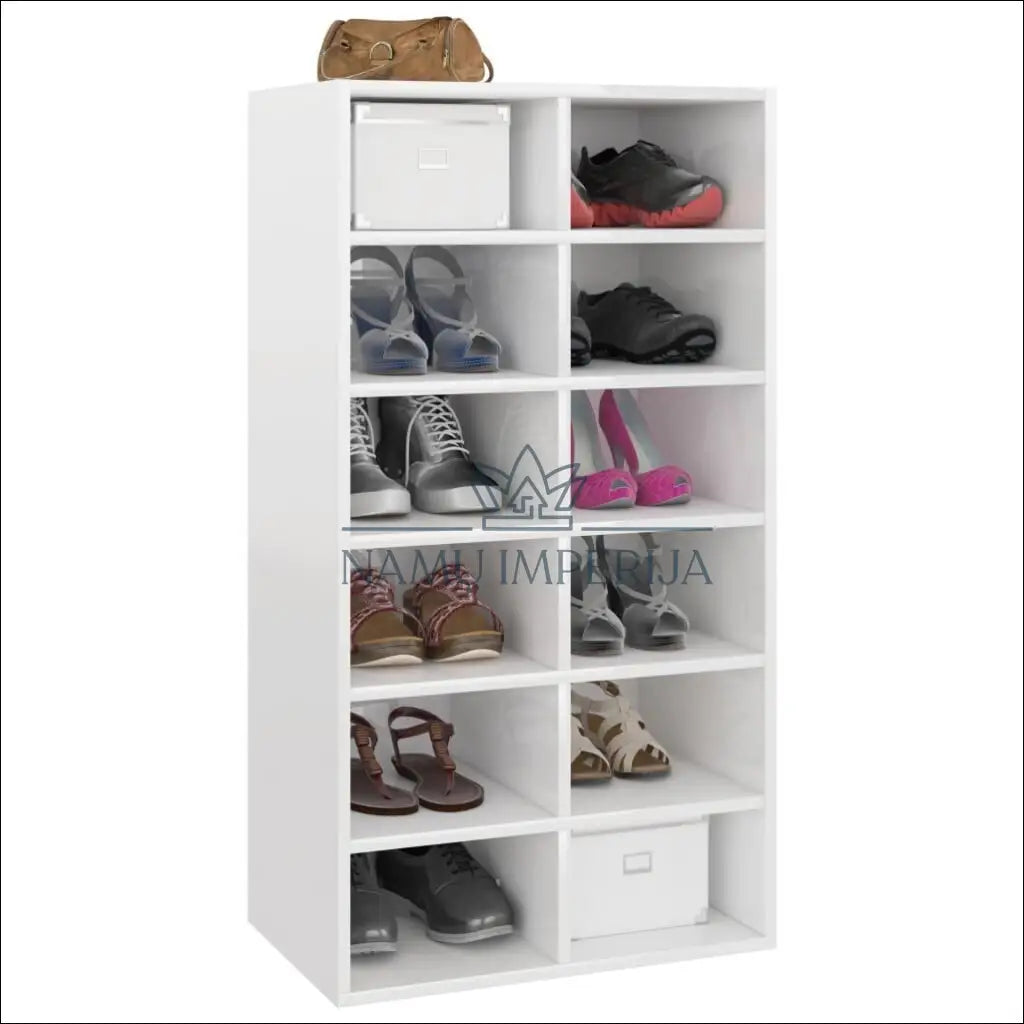 Batų spintelė KI1359 - €38 Save 50% 25-50, __label:Pristatymas 1-2 d.d., batu-lentyna, batu-spintele, color-balta €25