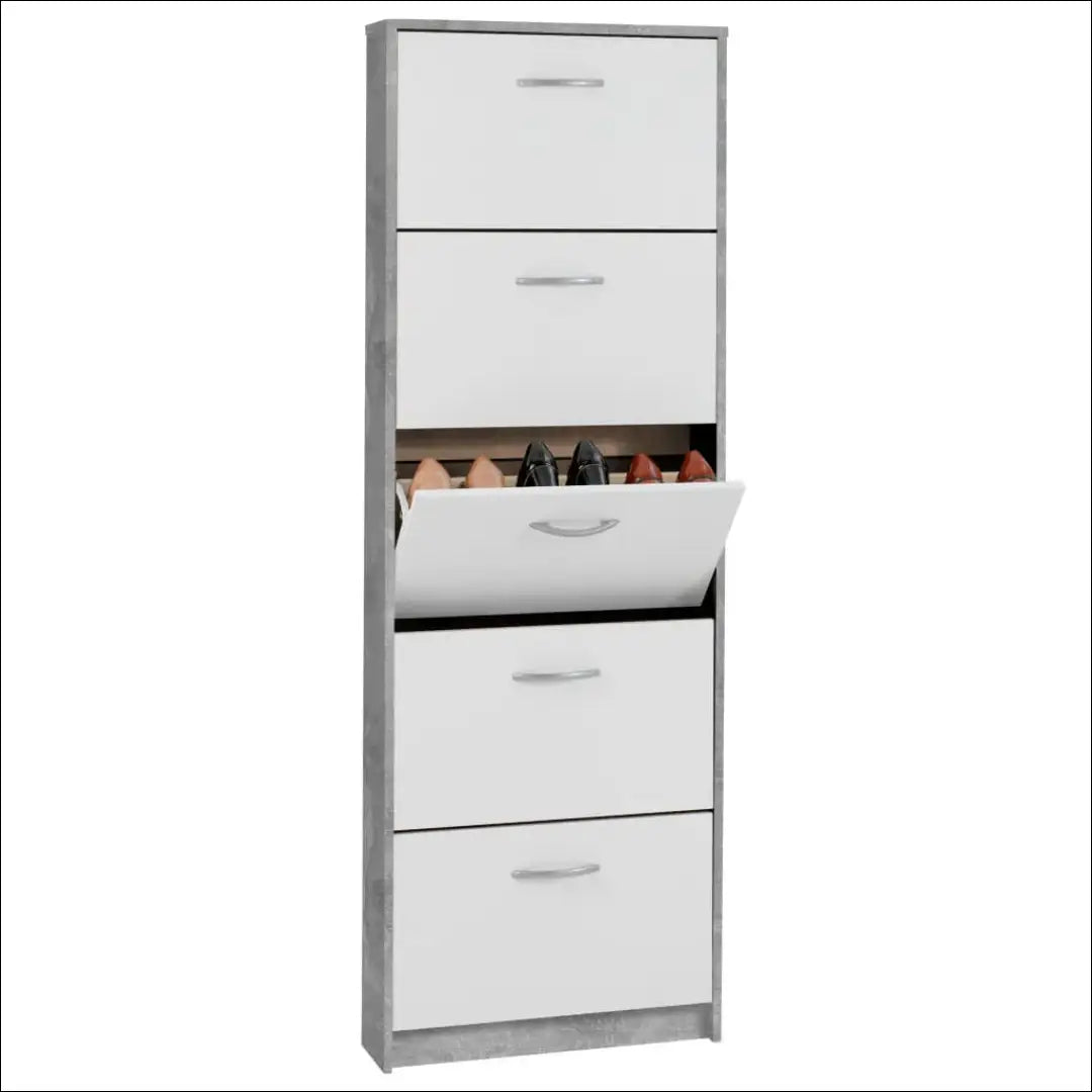 Batų spintelė KI1384 - €65 Save 50% 50-100, __label:Pristatymas 1-2 d.d., batu-lentyna, batu-spintele, color-balta €50
