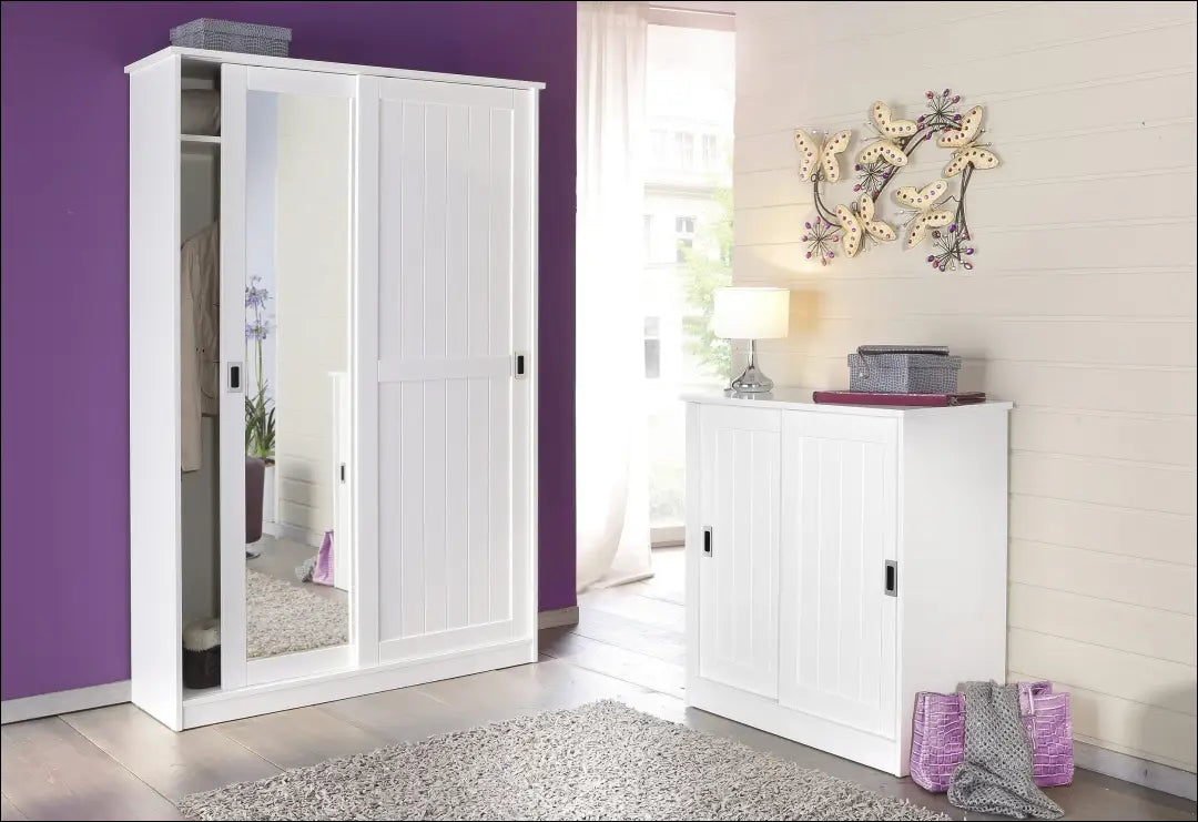 Batų spintelė KI1545 - €145 Save 50% 100-200, __label:Pristatymas 1-2 d.d., batu-lentyna, batu-spintele, color-balta