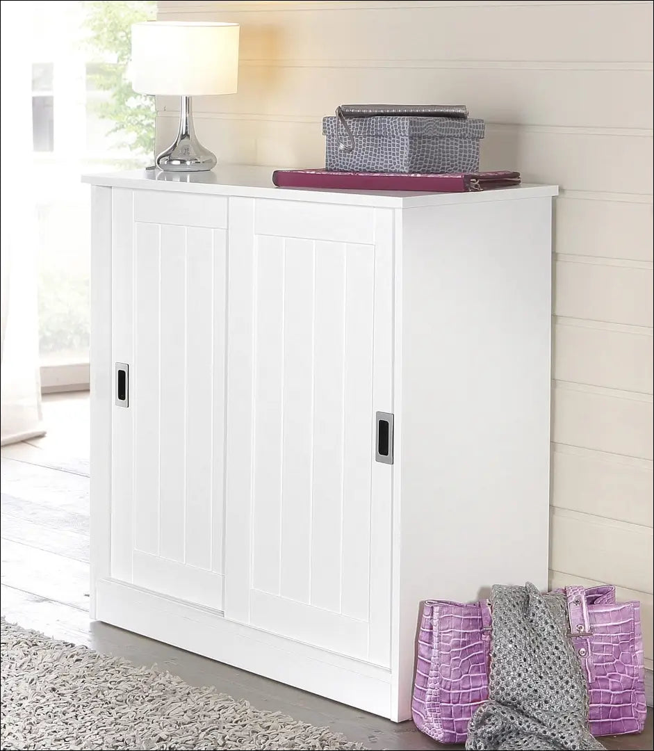 Batų spintelė KI1545 - €145 Save 50% 100-200, __label:Pristatymas 1-2 d.d., batu-lentyna, batu-spintele, color-balta