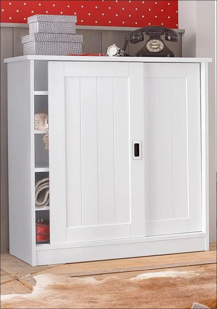 Batų spintelė KI1545 - €145 Save 50% 100-200, __label:Pristatymas 1-2 d.d., batu-lentyna, batu-spintele, color-balta