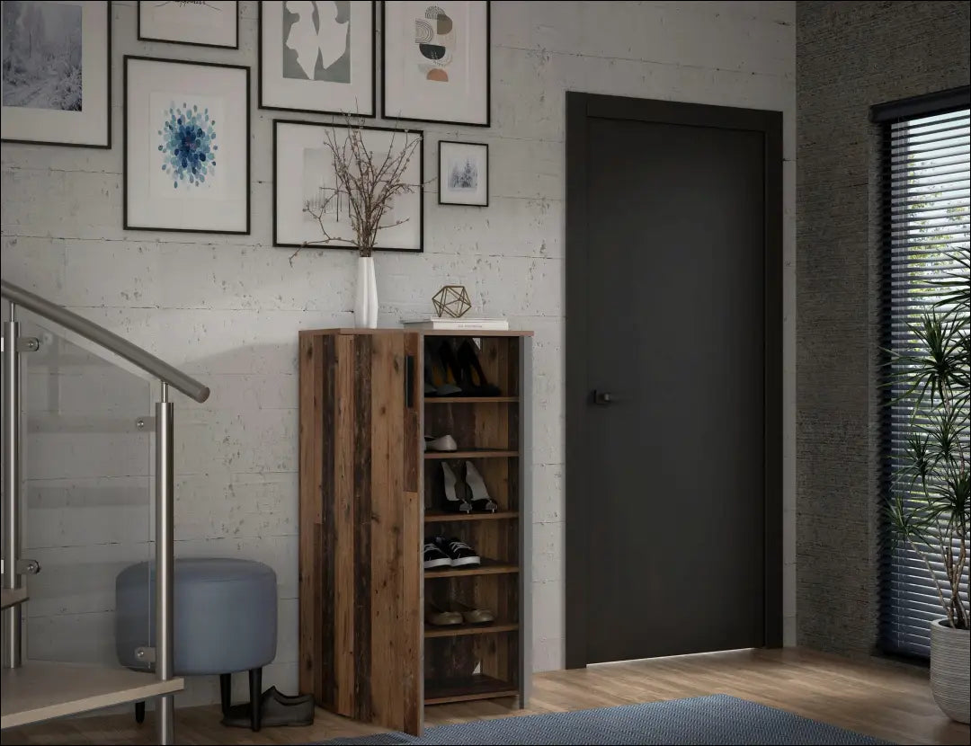 Batų spintelė KI1599 - €64 Save 50% 50-100, __label:Pristatymas 1-2 d.d., batu-lentyna, batu-spintele, color-pilka €50