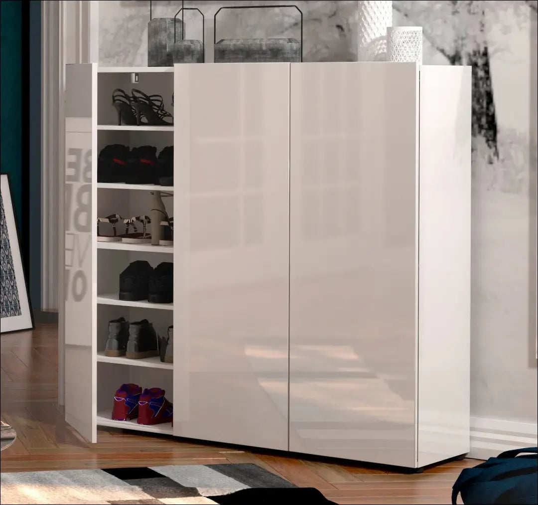 Batų spintelė KI1643 - €115 Save 50% 100-200, __label:Pristatymas 1-2 d.d., batu-lentyna, batu-spintele, color-balta