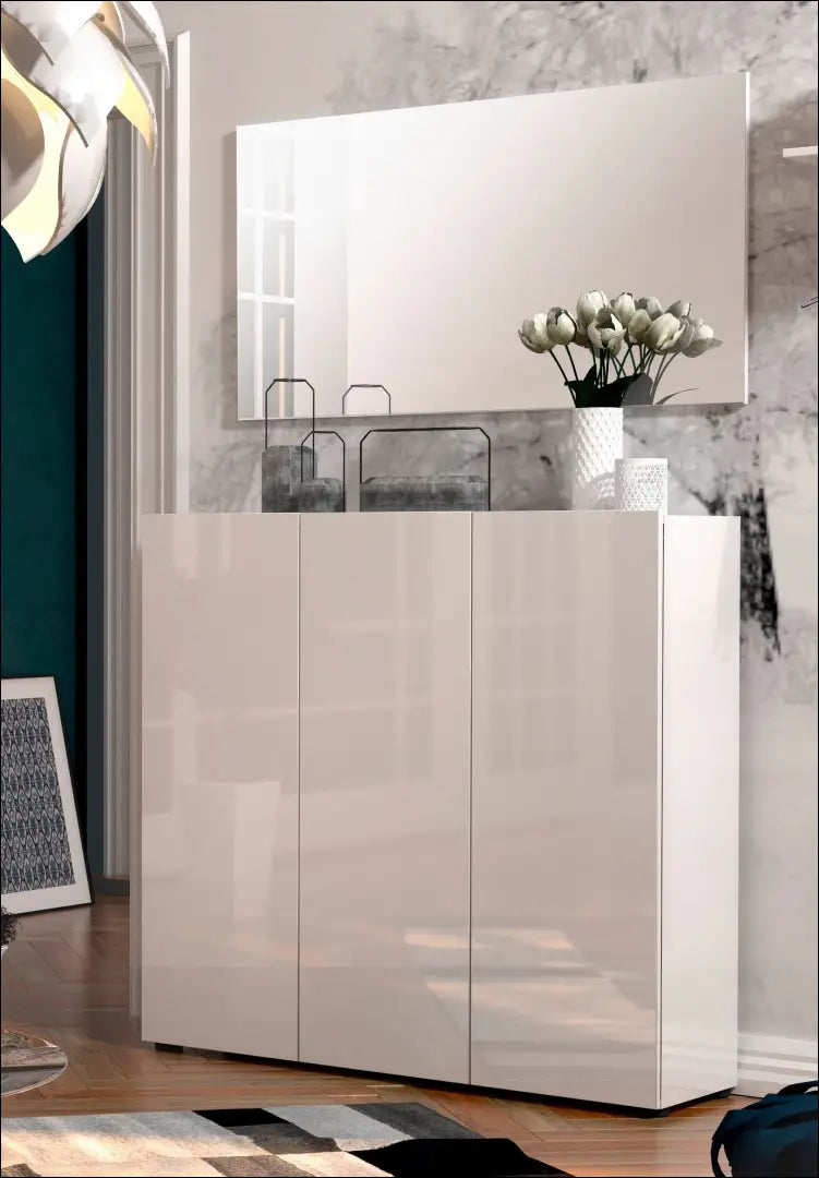 Batų spintelė KI1643 - €115 Save 50% 100-200, __label:Pristatymas 1-2 d.d., batu-lentyna, batu-spintele, color-balta