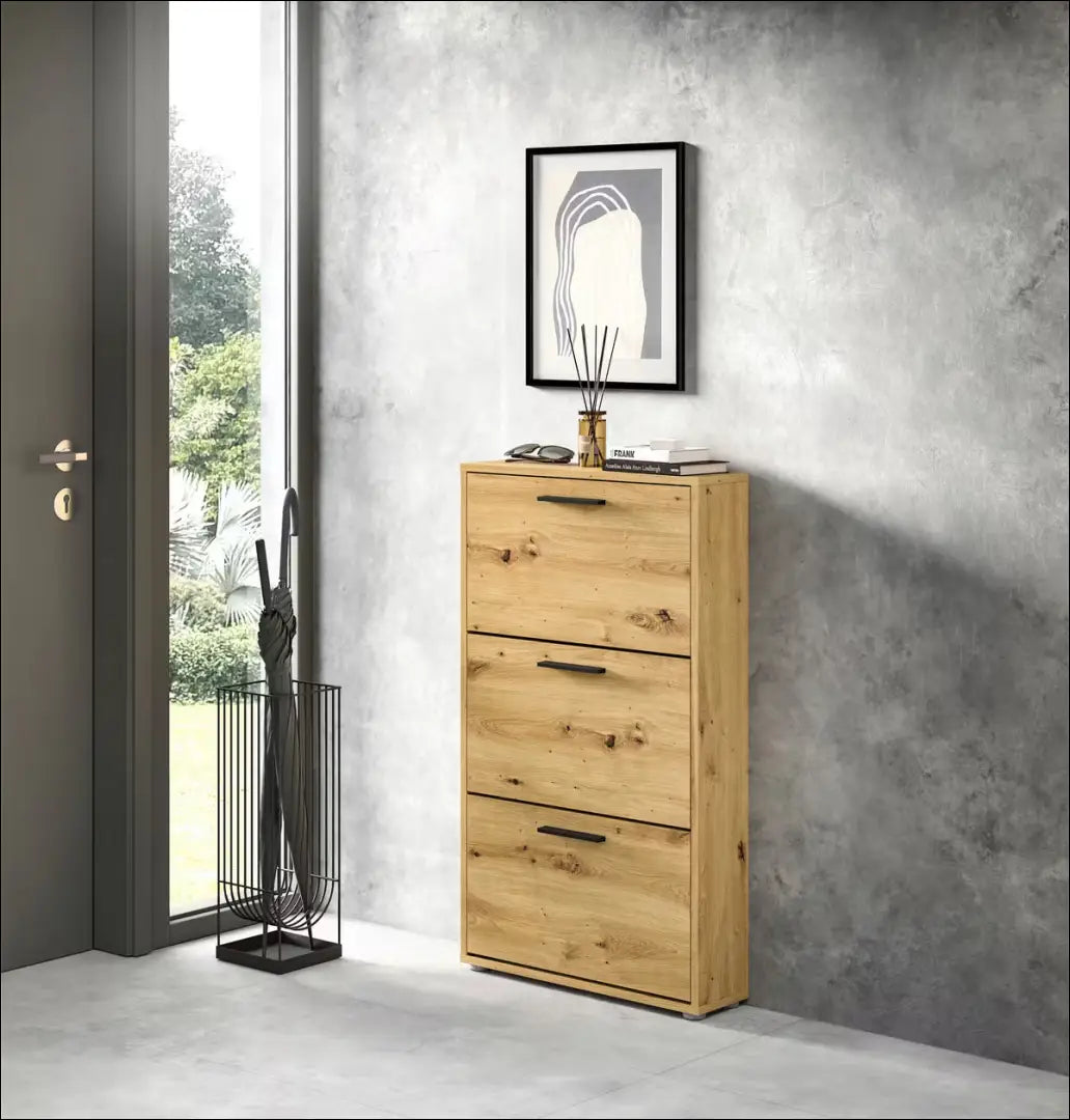 Batų spintelė KI1660 - €73 Save 50% 50-100, __label:Pristatymas 1-2 d.d., batu-lentyna, batu-spintele, color-ruda €50