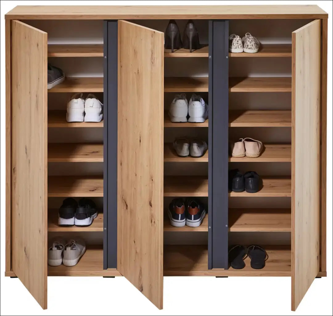 Batų spintelė KI1677 - €210 Save 50% __label:Pristatymas 1-2 d.d., batu-spintele, color-pilka, color-ruda, komodos Virš