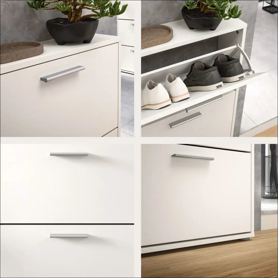Batų spintelė KI1725 - €70 Save 60% 50-100, __label:Pristatymas 1-2 d.d., color-balta, material-mediena, pazeistas €50