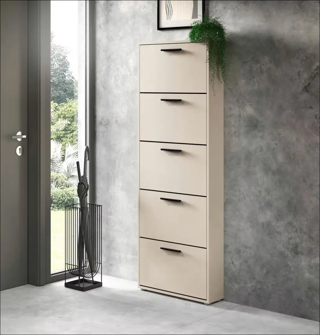 Batų spintelė KI1761 - €74 Save 50% 50-100, __label:Pristatymas 1-2 d.d., batu-lentyna, batu-spintele, color-smelio €50