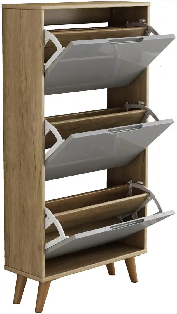 Batų spintelė KI1850 - €60 Save 65% 50-100, __label:Pristatymas 1-2 d.d., color-pilka, color-ruda, material-mdf Grožio