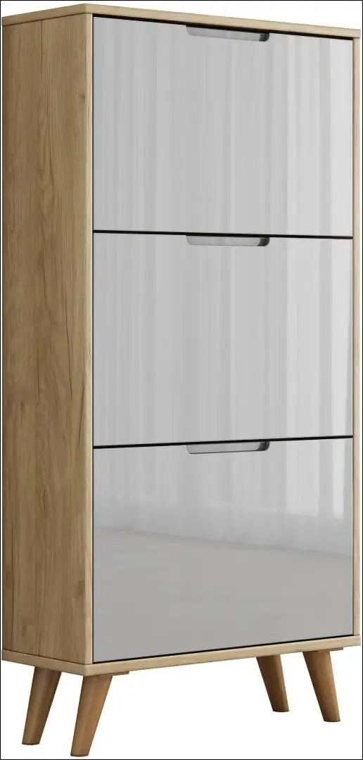Batų spintelė KI1850 - €60 Save 65% 50-100, __label:Pristatymas 1-2 d.d., color-pilka, color-ruda, material-mdf Grožio