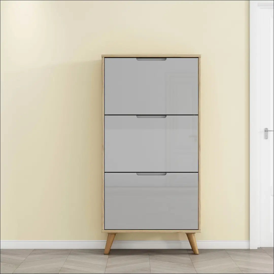 Batų spintelė KI1850 - €60 Save 65% 50-100, __label:Pristatymas 1-2 d.d., color-pilka, color-ruda, material-mdf Grožio
