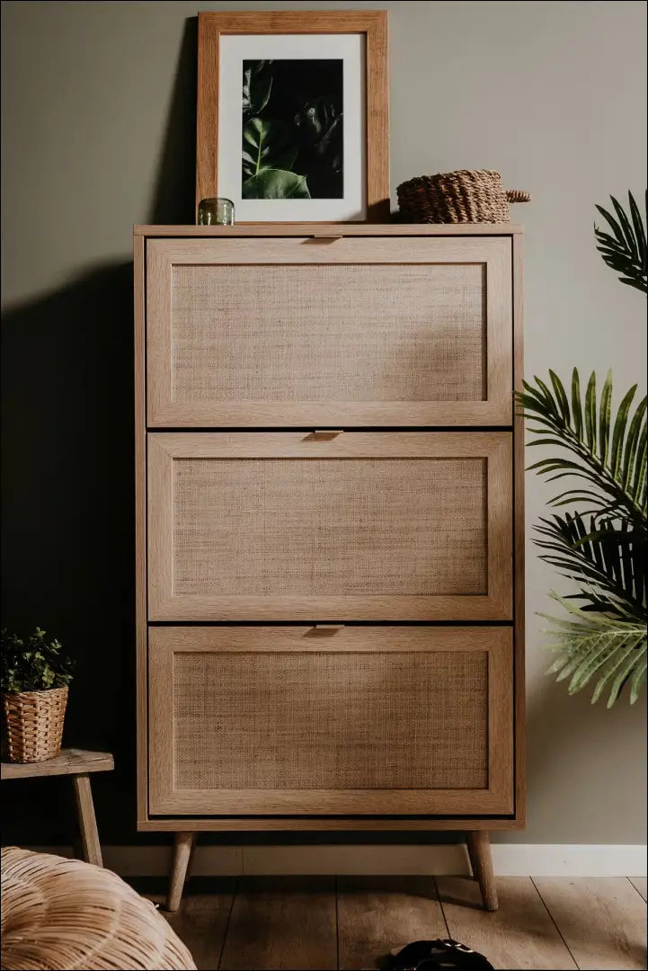 Batų spintelė KI1894 - €112 Save 50% 100-200, __label:Pristatymas 1-2 d.d., batu-lentyna, batu-spintele, color-ruda