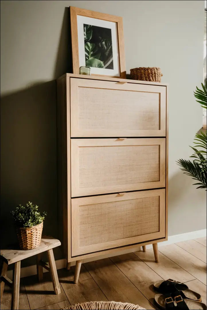Batų spintelė KI1894 - €112 Save 50% 100-200, __label:Pristatymas 1-2 d.d., batu-lentyna, batu-spintele, color-ruda
