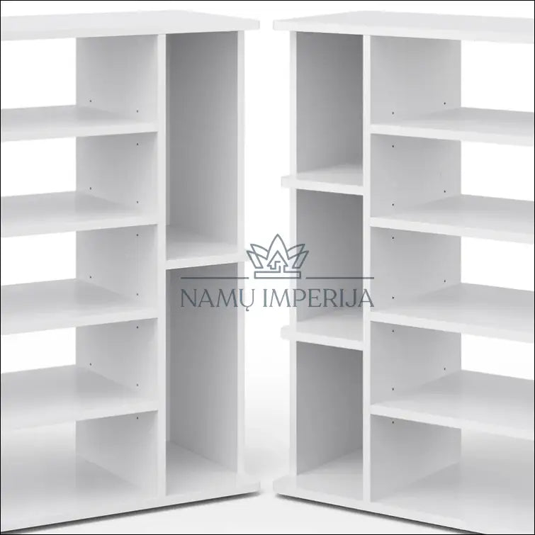 Batų spintelė KI975 - €79 Save 50% 50-100, __label:Pristatymas 1-2 d.d., batu-lentyna, batu-spintele, color-balta Balta