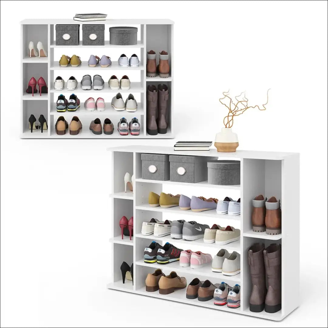 Batų spintelė KI975 - €79 Save 50% 50-100, __label:Pristatymas 1-2 d.d., batu-lentyna, batu-spintele, color-balta Balta