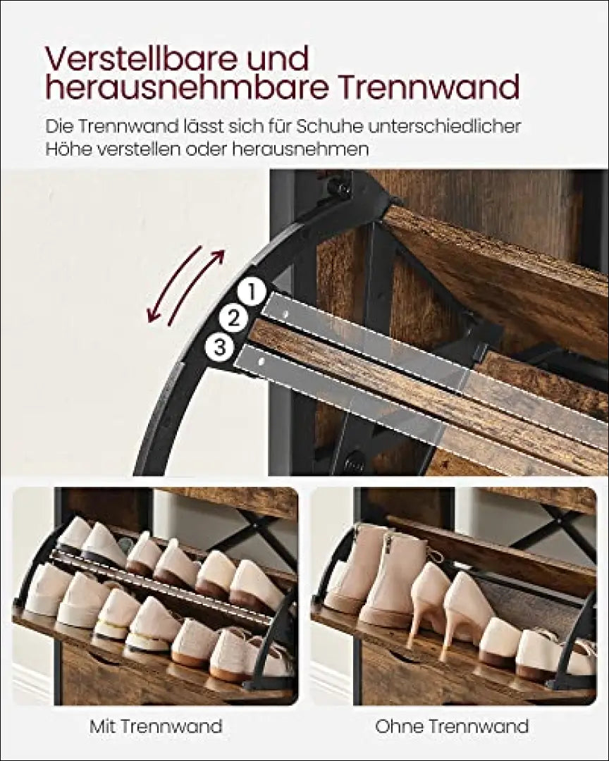 Batų spintelė SM1008 - €172 Save 40% 100-200, __label:Pristatymas 5-14 d.d., batu-spintele, notouch30, song 60x30x130cm