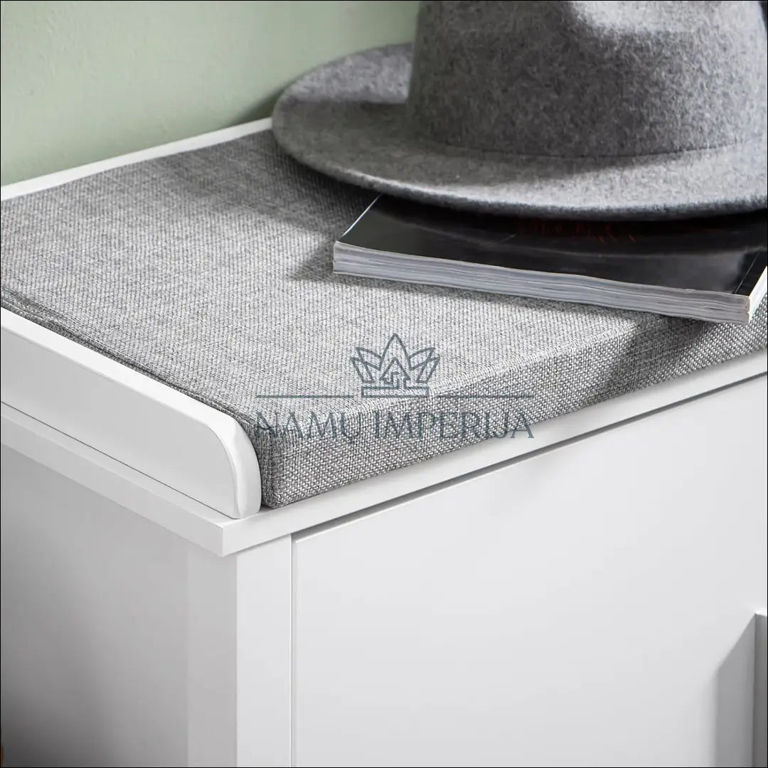 Batų suoliukas KI1136 - €74 Save 50% 50-100, __label:Pristatymas 1-2 d.d., batu-lentyna, batu-suoliukas, color-balta