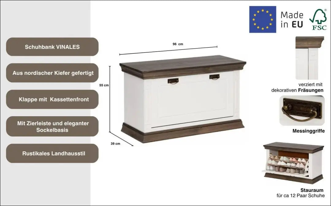 Batų suoliukas KI1710 - €129 Save 50% 100-200, __label:Pristatymas 1-2 d.d., batu-lentyna, batu-spintele,