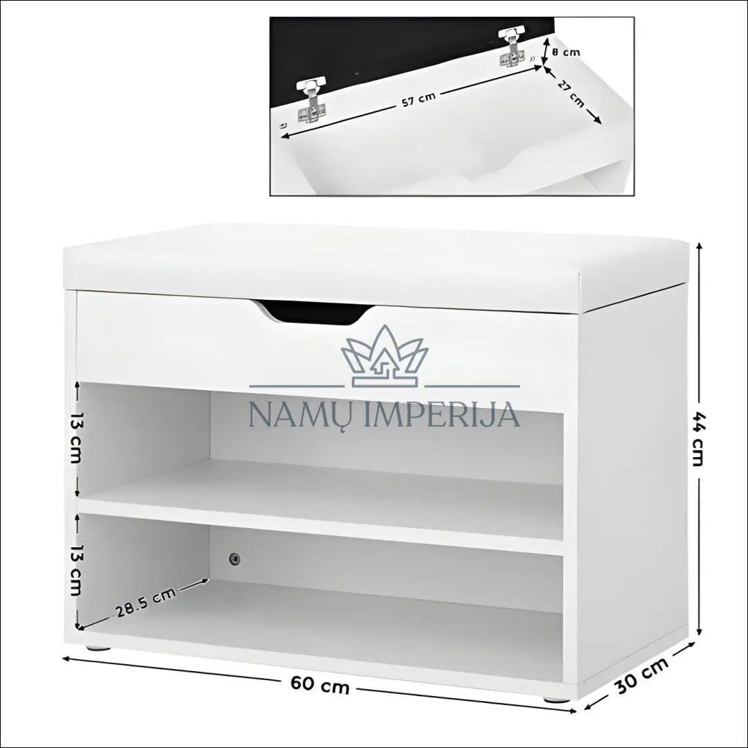 Batų suoliukas SM940 €91 Save 40% 50 100, __label:Pristatymas 5 14 d.d., batu suoliukas, notouch30, song 60x44x30cm