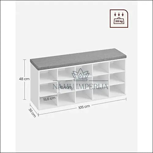 Batų suoliukas SM941 - €154 Save 30% 100-200, __label:Pristatymas 5-14 d.d., batu-suoliukas, notouch30,